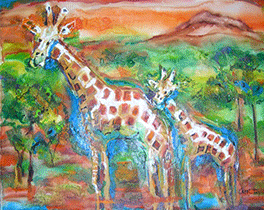 Giraffe Family